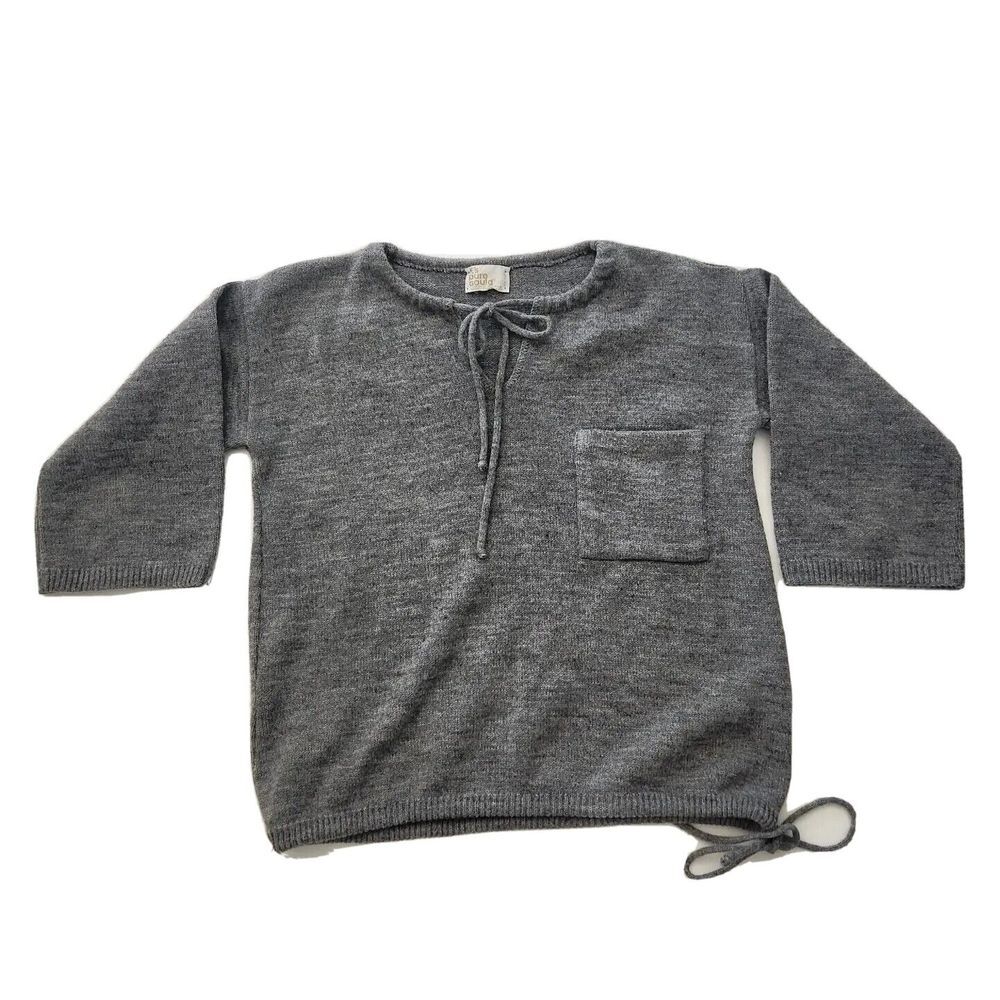 Vintage‎ 70s It's Pure Gould Drawstring Sweater size Medium